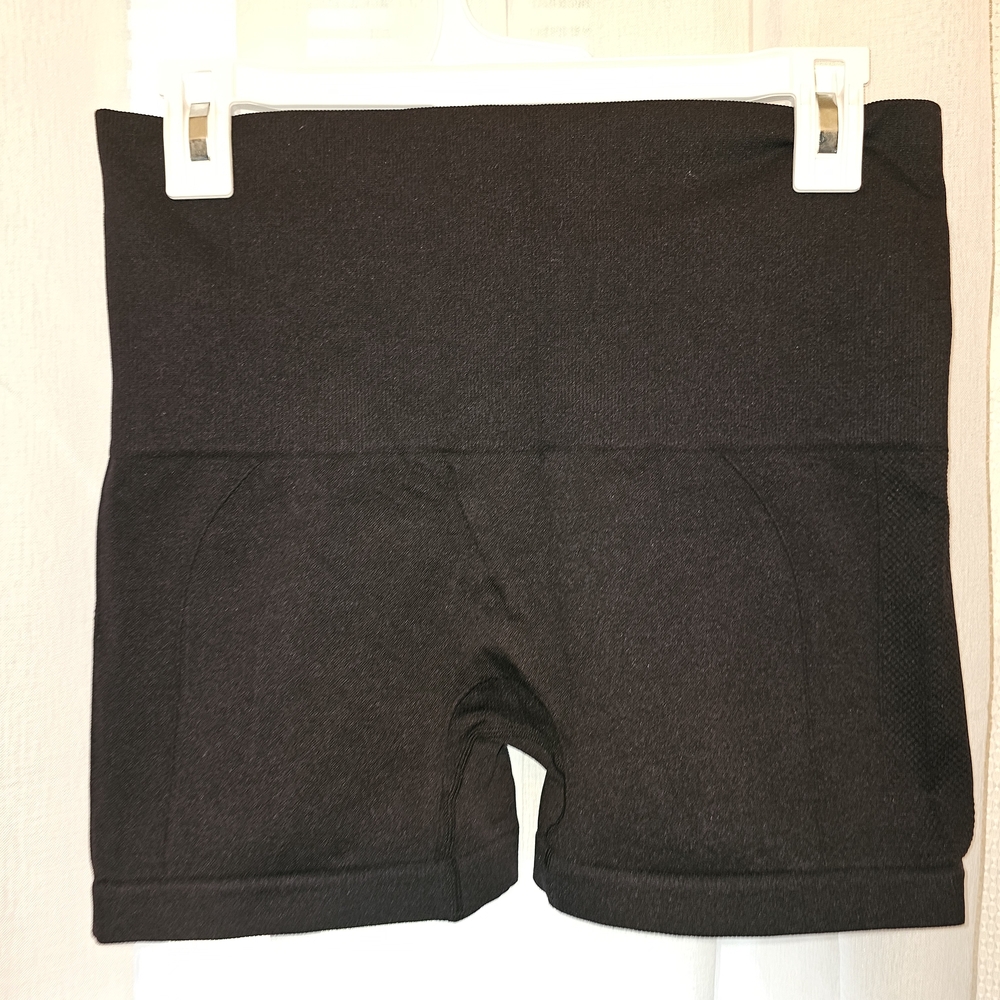 Black Women's Athletic Shorts - High-Waist Performance